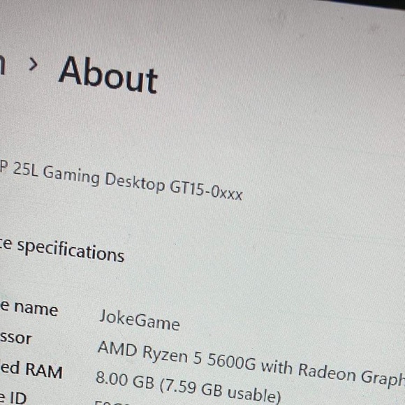 Omen Gaming Pc